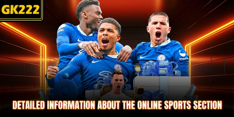 Detailed information about the online sports section 